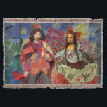 Cobertor Mona Lisa Romântica Trabalho de arte Colorida Engr<br><div class="desc">Este maravilhoso convite leva elementos da noite de Mona Lisa e Van Gogh's Starry para fazer um papel de carta excepcional e caprichoso do tema do casamento para um convite, obrigado, número da mesa e muito mais! A Mona Lisa - Esta imagem mostra a Mona Lisa com o homem, dançando...</div>