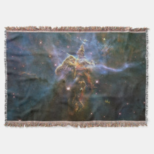 Cobertor Montanha Mística na Nebulosa Carina Hubble Espaço