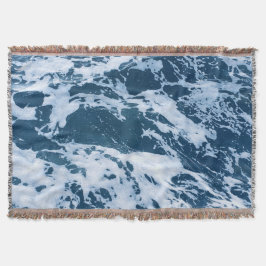 Cobertor Moody Blue Ocean Waves