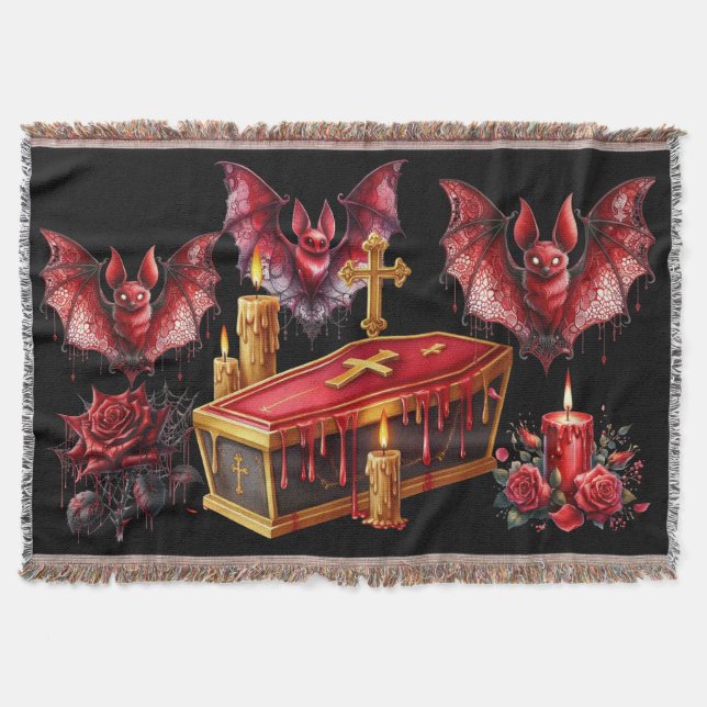 Cobertor Morcegos Vampiros (Frente)