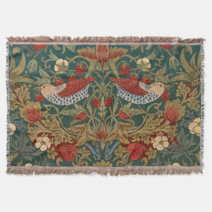 Cobertor Morris - Morango Ladrão Nº 2 Padrão Floral