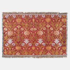 Cobertor Morris - Padrão Vintage 1893 Rosa e Lily Flower