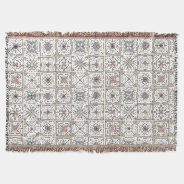 Cobertor Mosaico do Azulejo Padrão