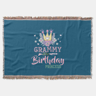 Cobertor Mother Art Grammy Of The Birthday Princess Xmas