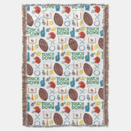 Cobertor Motografia de Futebol XO em Primeiro Abaixo