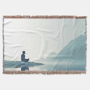 Cobertor Mountain Zen Design de Meditação Pacífica