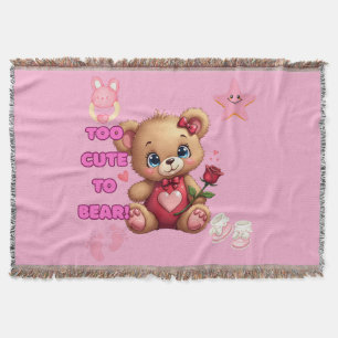 Cobertor Muito bonito para o urso - Design bebê Ursinho Nam