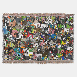 Cobertor Multidão de Birdorable