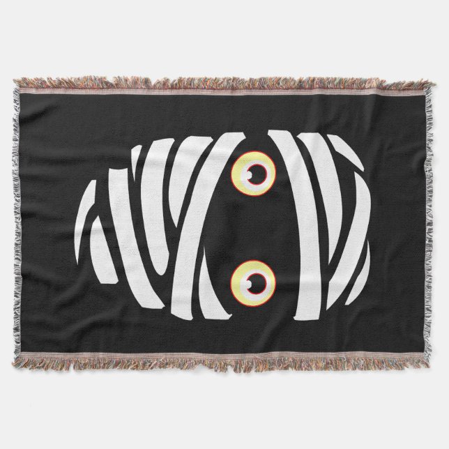Cobertor Mummy Blanket Divertido Halloween Mummy Blankets D (Frente)