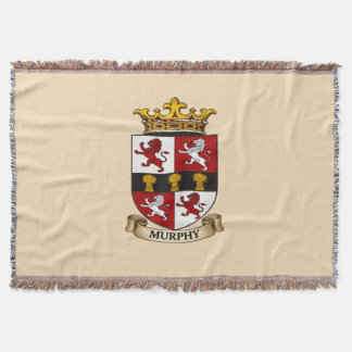 Cobertor Murphy Family Coat of Arms Throw Blanket