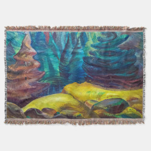 Cobertor Musgo Amarelo Emily Carr