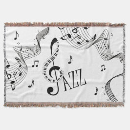 Cobertor Música Jazz legal