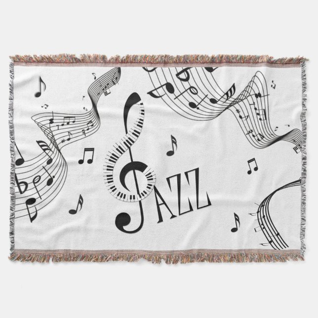 Cobertor Música Jazz legal (Frente)