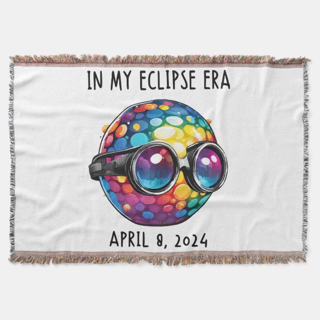 Cobertor Na Minha Época Solar Eclipse 2024 (Frente)