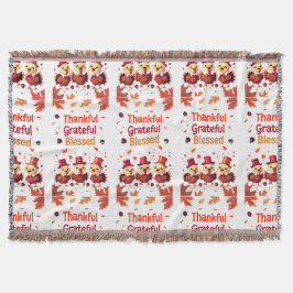 Cobertor Na moda abençoado, Grata Ação de Graças