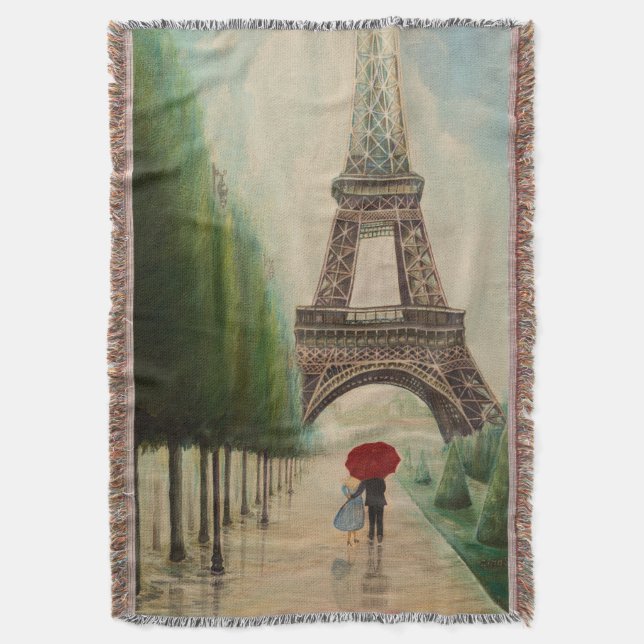 Cobertor Na torre Eiffel (Frente Vertical)