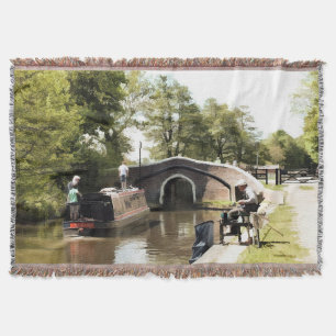 COBERTOR NARROWBOAT NO BLOCO DE JOGO CANAL