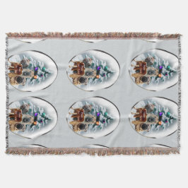 Cobertor Natal do Shar-Pei chinês