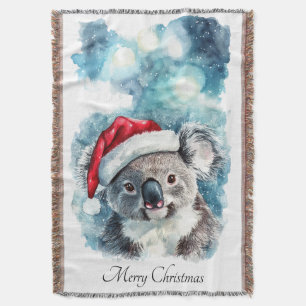 Cobertor Natal Koala, personalizável