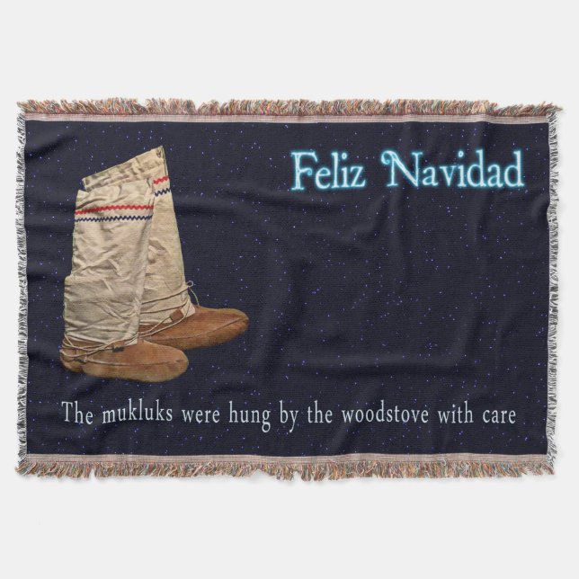 Cobertor Natal Mukluks (Frente)