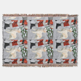 Cobertor Natal para ouro Retriever