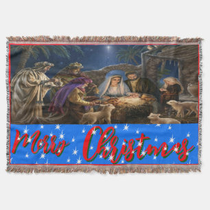 Cobertor natal, personalizado, Throw, Fleece e Sherpa