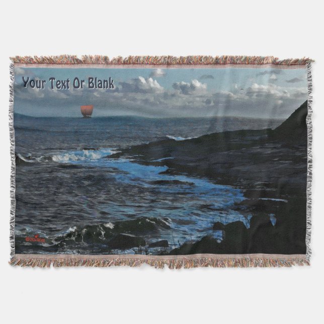 Cobertor Nau Viking da Wick Bay (Frente)