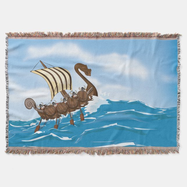 Cobertor Navio Viking (Frente)