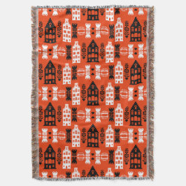 Cobertor Neerlandês Folk Art Impressão