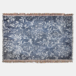 Cobertor Negação Floral Desbotada: Fundo Texturizado Grunge