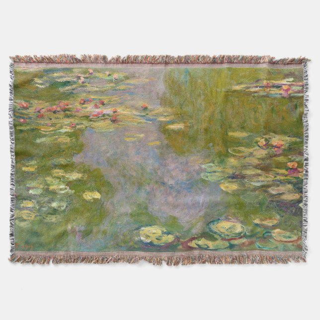 Cobertor Nenúfares por Claude Monet (Frente)