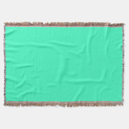 Cobertor Neon Teal Solid Cor | Clássico