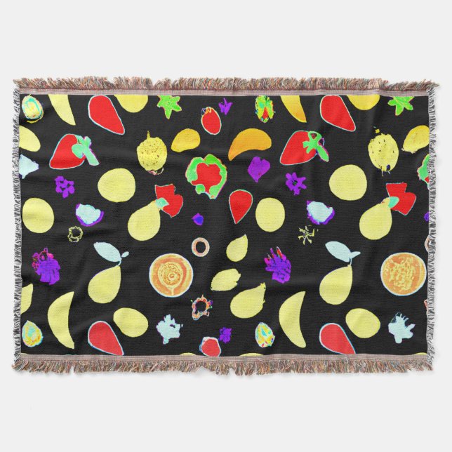 Cobertor Neon Tropic Fruta Burst (Frente)