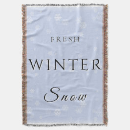 Cobertor Neve fresca de inverno com neve
