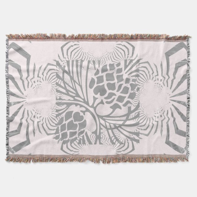 Cobertor Neve Natal maravilhoso Floral (Frente)