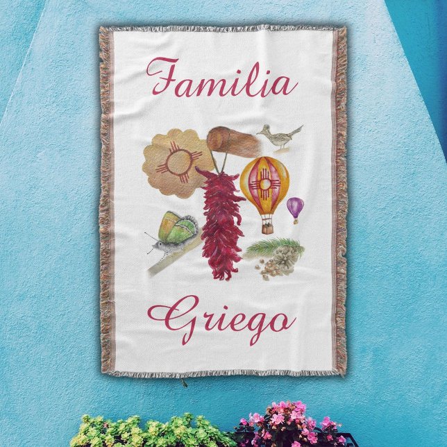 Cobertor New Mexico Red Chile Pinõn Zia Hot Air Balloon   (Criador carregado)