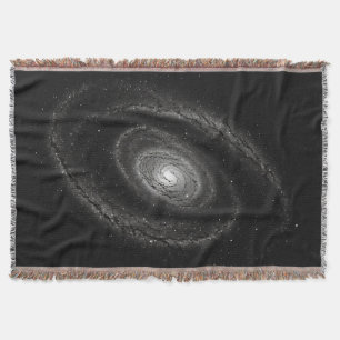 Cobertor Noite Espacial da Galáxia do Universo Branco Negro
