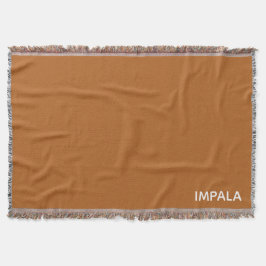 Cobertor Nome da cor castanho do Impala