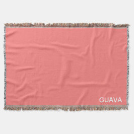 Cobertor Nome de cor rosa da goiaba