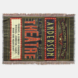 Cobertor Nome do cinema | do cinema em casa do famoso do