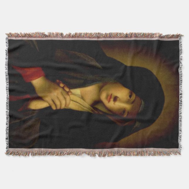 Cobertor Nossa Senhora das Tristezas Virgem Mary Blanket (Frente)