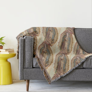 Cobertor Nossa Senhora de Guadalupe Muro Prendendo Banheira