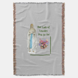 Cobertor Nossa Senhora de Lourdes