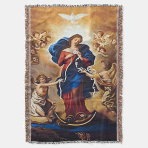 Cobertor Nossa Senhora Undoer of Knots