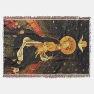 Cobertor Nossa Senhora Virgem Maria da Lua Crescente