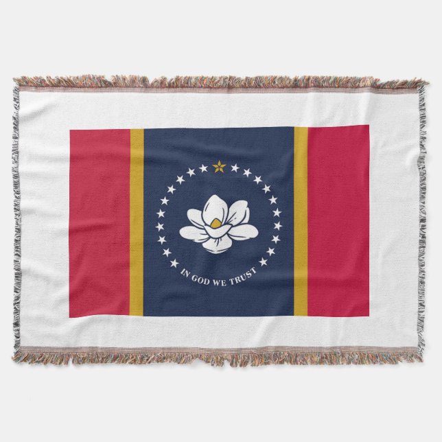Cobertor Nova bandeira do Mississippi 2020 (Frente)
