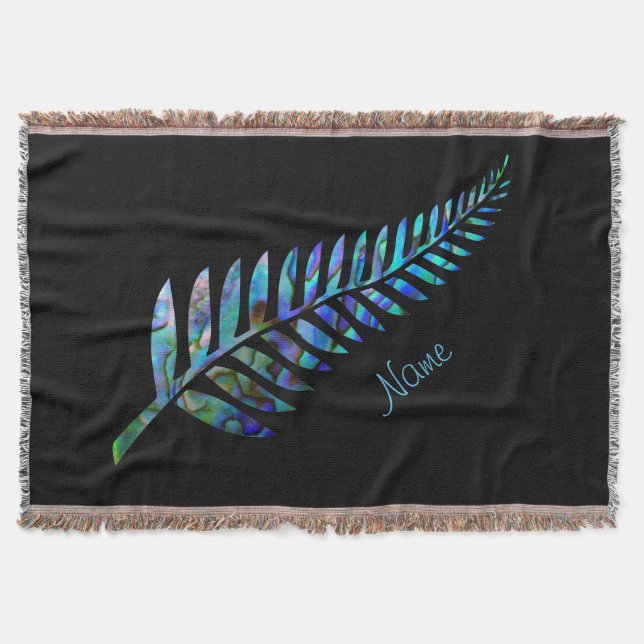 COBERTOR NOVA ZEALAND FERN PAUA PERSONALIZADA (Frente)