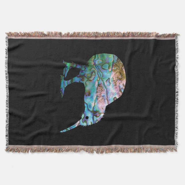 COBERTOR NOVA ZEALAND KIWI SIMPLES PAUA (Frente)