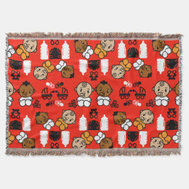 Cobertor Novo presente de bebê laranja único