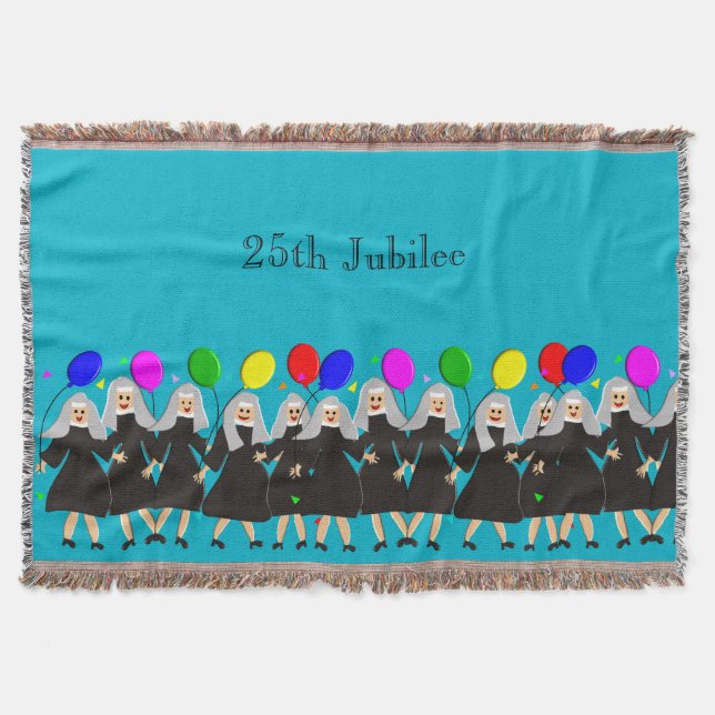 Cobertor Nuns 25 Silver Jubilee Woven Blanket #5 (Frente)